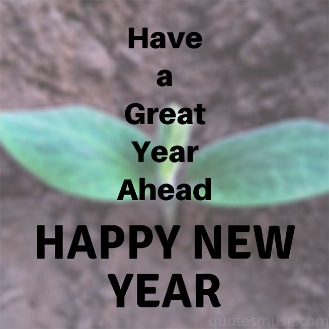 Have a great year ahead