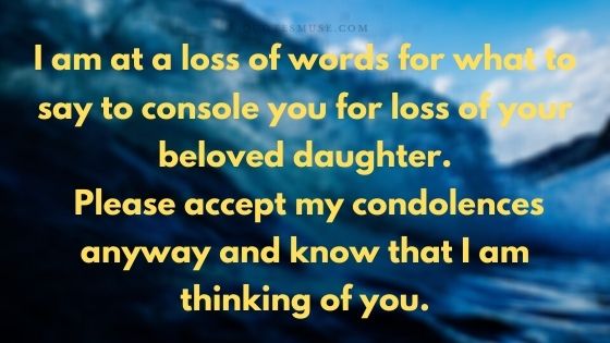 Words of sympathy for the loss of a grown daughter