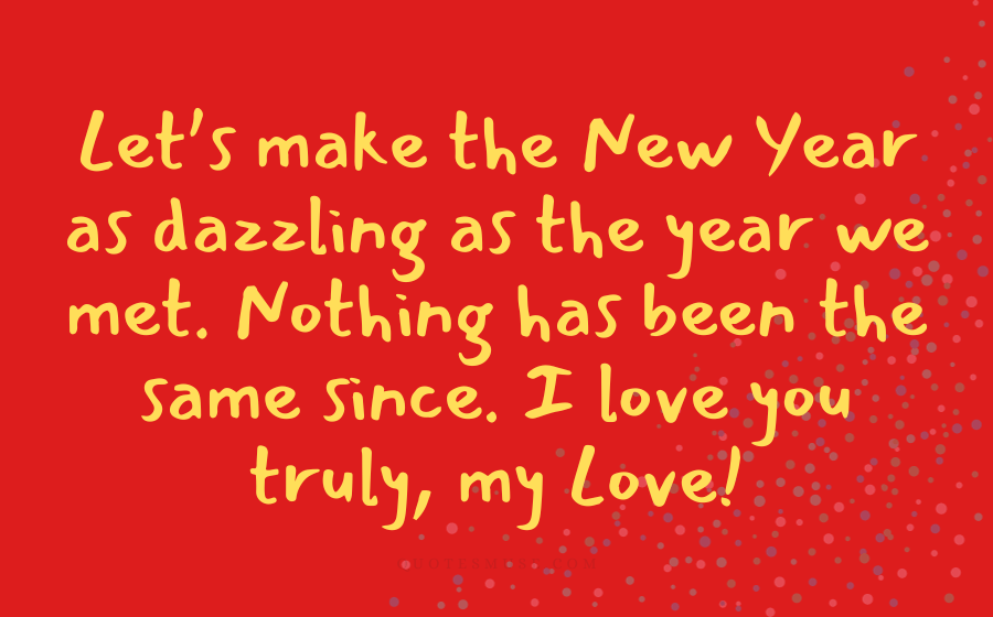 new year wishes for loved one